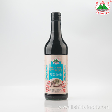 500ml Glass Bottle Steamed Fish Soy Sauce